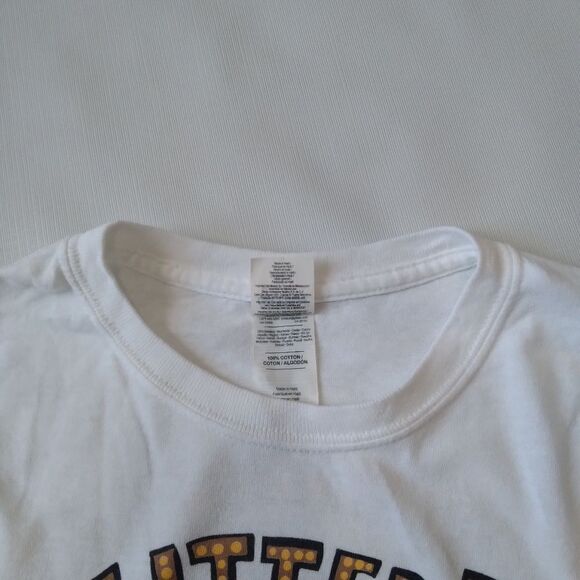 Gildan White Unisex Short Sleeve Glitterbug Animal Farm Band T-Shirt Adult Small - Picture 5 of 8